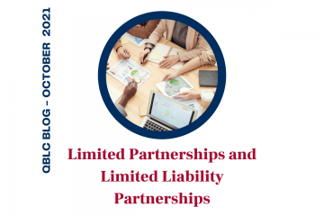 Limited Partnerships and Limited Liability Partnerships